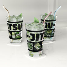 Jiu-Jitsu Spirit: Elevate Your Drink with Martial Arts-Inspired Pint Glass, 16oz