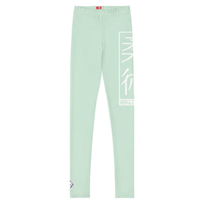 Jiu-Jitsu Yoga Pants for Girls – Youth Training Leggings with Style - Surf Crest