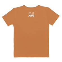 Judo and BJJ Women's Rash Guard - Short Sleeve Classic Style - Raw Sienna