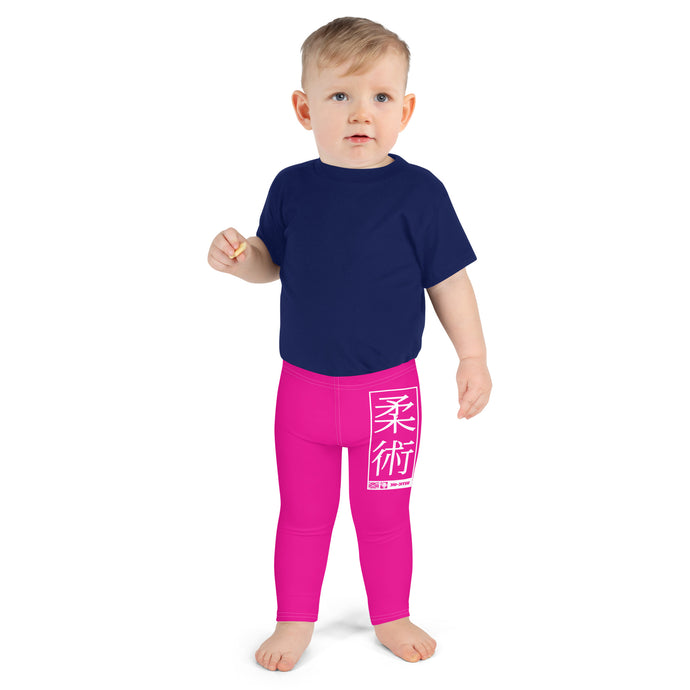 Kid's Boys Jiu-Jitsu Athletic Leggings 003 - Hollywood Cerise Boys Exclusive Jiu-Jitsu Kids Leggings