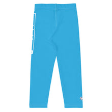 Kid's Boys Jiu-Jitsu Athletic Leggings 005 - Cyan Boys Exclusive Jiu-Jitsu Kids Leggings