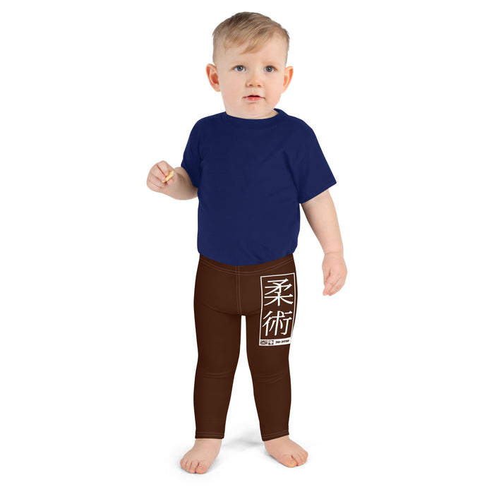 Kid's Boys Jiu-Jitsu Athletic Leggings 006 - Chocolate Boys Exclusive Jiu-Jitsu Kids Leggings