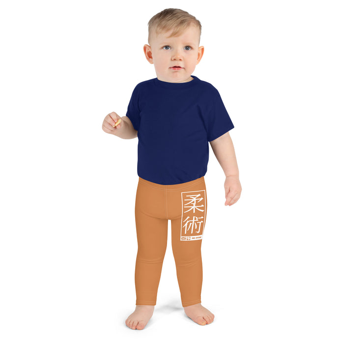 Kid's Boys Jiu-Jitsu Athletic Leggings 007 - Raw Sienna Boys Exclusive Jiu-Jitsu Kids Leggings