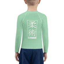 Kid's Boys Long Sleeve BJJ Rash Guard Jiu-Jitsu 010 - Vista Blue Boys Exclusive Jiu-Jitsu Kids Long Sleeve Rash Guard