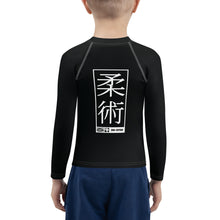 Kid's Boys Long Sleeve BJJ Rash Guard Jiu-Jitsu 015 - Noir Boys Exclusive Jiu-Jitsu Kids Long Sleeve Rash Guard