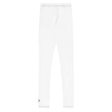 Kids Boys Solid Color Sports Leggings – Flexible Workout & Training Wear - Snow