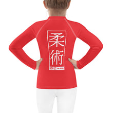 Kid's Girls Long Sleeve BJJ Rash Guard Jiu-Jitsu 001 - Scarlet Exclusive Girls Jiu-Jitsu Kids Long Sleeve Rash Guard