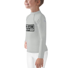 Dynamic Style: Kid's Girls Long Sleeve BJJ Rash Guard Jiu-Jitsu 018 - Smoke Exclusive Girls Jiu-Jitsu Kids Long Sleeve Rash Guard