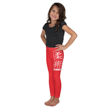 Kids' Girls Yoga Pants Workout Leggings Jiu-Jitsu 001 - Scarlet Exclusive Girls Jiu-Jitsu Kids Leggings