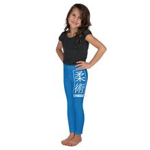 Kids' Girls Yoga Pants Workout Leggings Jiu-Jitsu 004 - Azul Exclusive Girls Jiu-Jitsu Kids Leggings