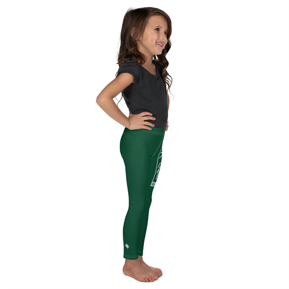 Kids' Girls Yoga Pants Workout Leggings Jiu-Jitsu 008 - Sherwood