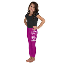 Kids' Girls Yoga Pants Workout Leggings Jiu-Jitsu 014 - Fresh Eggplant Exclusive Girls Jiu-Jitsu Kids Leggings