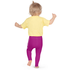 Kids' Girls Yoga Pants Workout Leggings Jiu-Jitsu 014 - Fresh Eggplant Exclusive Girls Jiu-Jitsu Kids Leggings