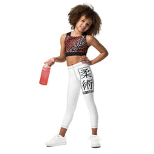 Kids' Girls Yoga Pants Workout Leggings Jiu-Jitsu 016 - Snow Exclusive Girls Jiu-Jitsu Kids Leggings