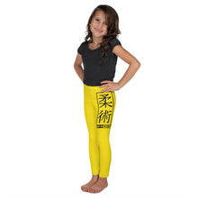 Kids' Girls Yoga Pants Workout Leggings Jiu-Jitsu 017 - Golden Sun Exclusive Girls Jiu-Jitsu Kids Leggings