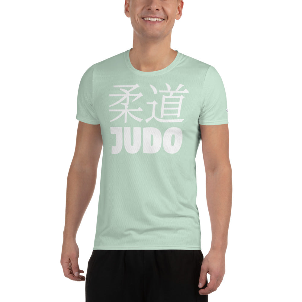 Lightweight and Durable Men's Judo Rash Guard - Short Sleeve Classic Fit - Surf Crest