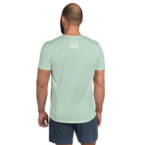 Lightweight and Durable Men's Judo Rash Guard - Short Sleeve Classic Fit - Surf Crest