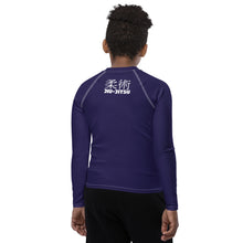Long Sleeve BJJ Rash Guard for Boys – Youth Classic Jiu-Jitsu Gear – Midnight Blue