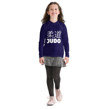 Girls Long Sleeve Judo Rash Guard – Youth Classic Training Gear - Midnight Blue