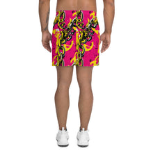 Luxury Runner: Men's Mile After Mile - Golden Chains 001 Exclusive Mens Running Shorts