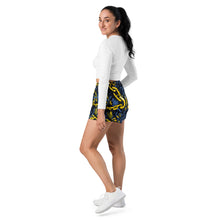 Luxury Runner: Women's Mile After Mile - Golden Chains 001 Exclusive Running Shorts Womens