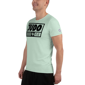 Men's Athletic Rash Guard for Judo - Short Sleeve Lightweight Gear - Surf Crest Alt