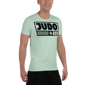 Men's Athletic Rash Guard for Judo - Short Sleeve Lightweight Gear - Surf Crest Alt