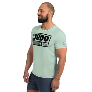 Men's Athletic Rash Guard for Judo - Short Sleeve Lightweight Gear - Surf Crest Alt