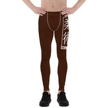 Men's Athletic Workout Leggings For Jiu Jitsu 006 - Chocolate