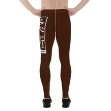 Men's Athletic Workout Leggings For Jiu Jitsu 006 - Chocolate
