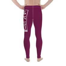 Men's Athletic Workout Leggings For Jiu Jitsu 013 - Tyrian Purple