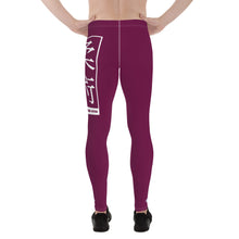 Men's Athletic Workout Leggings For Jiu Jitsu 013 - Tyrian Purple Exclusive Jiu-Jitsu Leggings Mens trousers