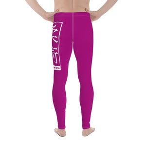 Men's Athletic Workout Leggings For Jiu Jitsu 014 - Vivid Purple Exclusive Jiu-Jitsu Leggings Mens trousers
