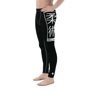 Men's Athletic Workout Leggings For Jiu Jitsu 015 - Noir Exclusive Jiu-Jitsu Leggings Mens trousers