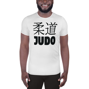 Men's Classic Judo Short Sleeve Rash Guard for Training - Snow