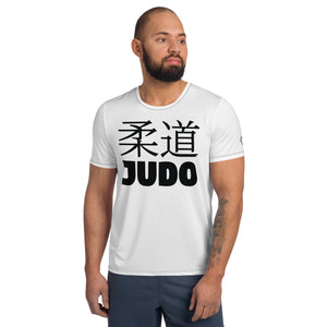 Men's Classic Judo Short Sleeve Rash Guard for Training - Snow