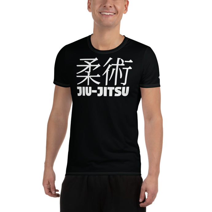 Men's Jiu-Jitsu Martial Arts Rash Guard - Short Sleeve Classic Style - Noir