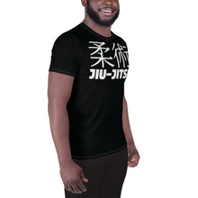 Men's Jiu-Jitsu Martial Arts Rash Guard - Short Sleeve Classic Style - Noir