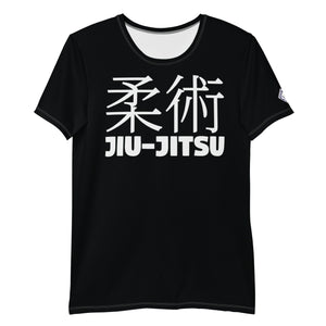 Men's Jiu-Jitsu Martial Arts Rash Guard - Short Sleeve Classic Style - Noir