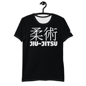 Men's Jiu-Jitsu Martial Arts Rash Guard - Short Sleeve Classic Style - Noir