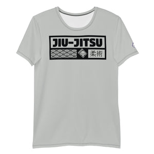 Men's Jiu-Jitsu Rash Guard - Short Sleeve Durable and Stylish Design - Smoke