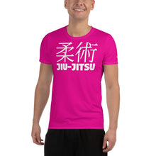 Men's Jiu-Jitsu Rash Guard - Short Sleeve Martial Arts Gear - Hollywood Cerise