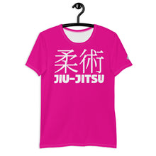 Men's Jiu-Jitsu Rash Guard - Short Sleeve Martial Arts Gear - Hollywood Cerise