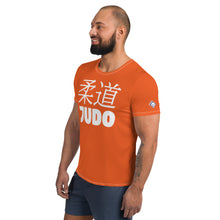 Men's Judo Training Rash Guard - Short Sleeve, Classic Style - Flamingo