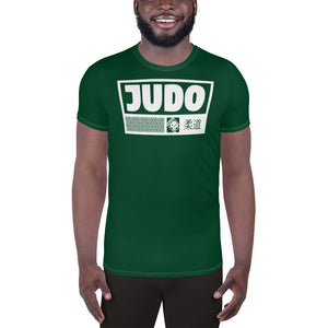 Men's Lightweight Judo Rash Guard - Short Sleeve for Martial Arts - Sherwood Forest