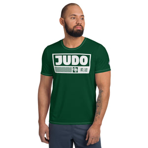 Men's Lightweight Judo Rash Guard - Short Sleeve for Martial Arts - Sherwood Forest