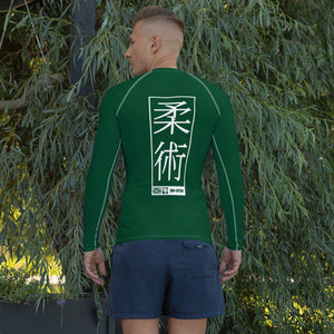 Mens Long Sleeve BJJ Rash Guard - Jiu-Jitsu 011 - Sherwood Forest BJJ Exclusive Jiu-Jitsu Long Sleeve Mens Rash Guard