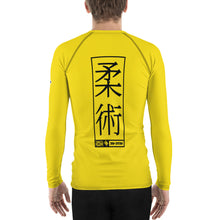 Mens Long Sleeve BJJ Rash Guard - Jiu-Jitsu 013 - Golden Sun BJJ Exclusive Jiu-Jitsu Long Sleeve Mens Rash Guard