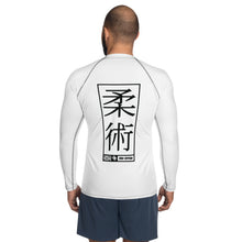 Mens Long Sleeve BJJ Rash Guard - Jiu-Jitsu 014 - Snow BJJ Exclusive Jiu-Jitsu Long Sleeve Mens Rash Guard