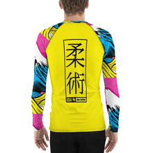 Mens Long Sleeve BJJ Rash Guard - Jiu-Jitsu 016 - Mt Fuji 001 Exclusive Jiu-Jitsu Long Sleeve Mens Mt Fuji No Gi Rash Guard